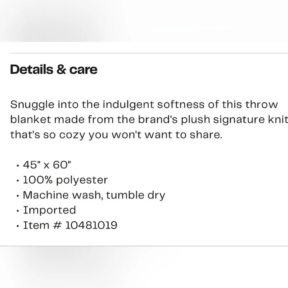 NEW! Barefoot Dreams CozyChic Throw Blanket - Picture 4 of 4